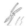 Huusk 7-in-1 Multi-Functional Stainless Steel Kitchen Scissors with 6-in-1 Base, Heavy-Duty Kitchen Gadgets, Serrated Blade, Peeler, Bottle Opener, Detachable Design, Safety Lock, Ideal Holiday Gift for Poultry, Meat