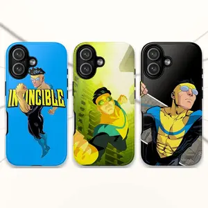 Invincible Anime Phone Case Mark Cover for iPhone 17 Pro, 16, 15, 14, 13, 12, 11, Samsung S26, S25, S24, S23,S22,S21