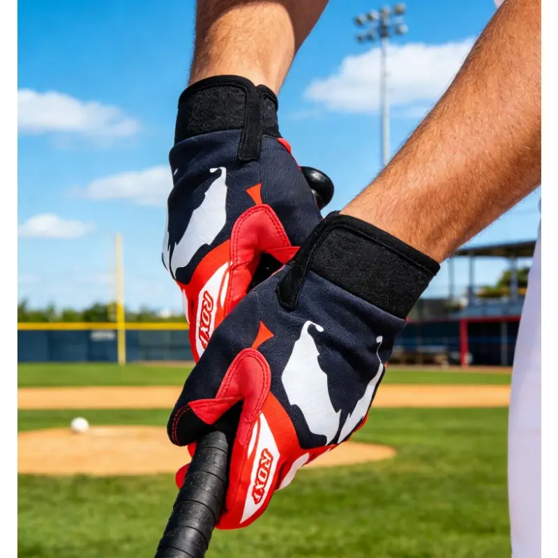 ROXF Flame Outdoor Sports Gloves, Baseball Batting Gloves, Outdoor Activity Gloves, Outdoor Cycling Sports, Red and White, unisex, breathable, non-slip, multifunctional gloves, Four season universal, Touchscreen, daily commuting