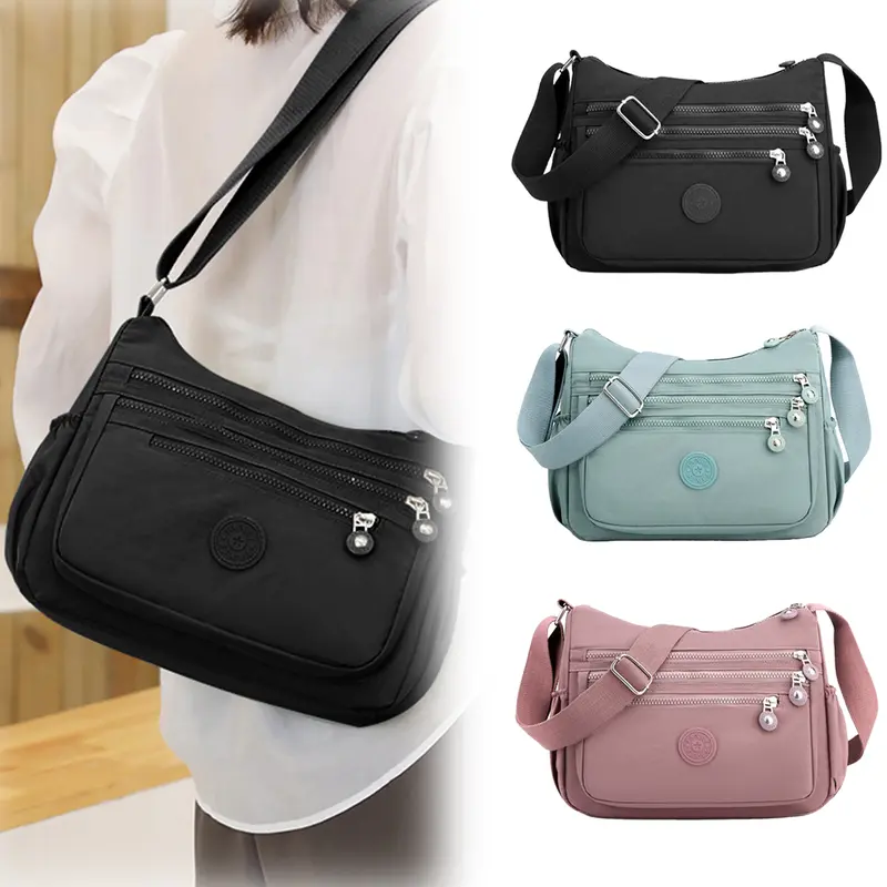 Women's Crossbody Shoulder Purse - Waterproof, Lightweight Eases All-Day Wear, Multi-Pocket Fashion Crossbody Pouch, Cute Shoulder Bags, Fashionable Unique Bags with Strap for Daily Use (Multiple Colors)