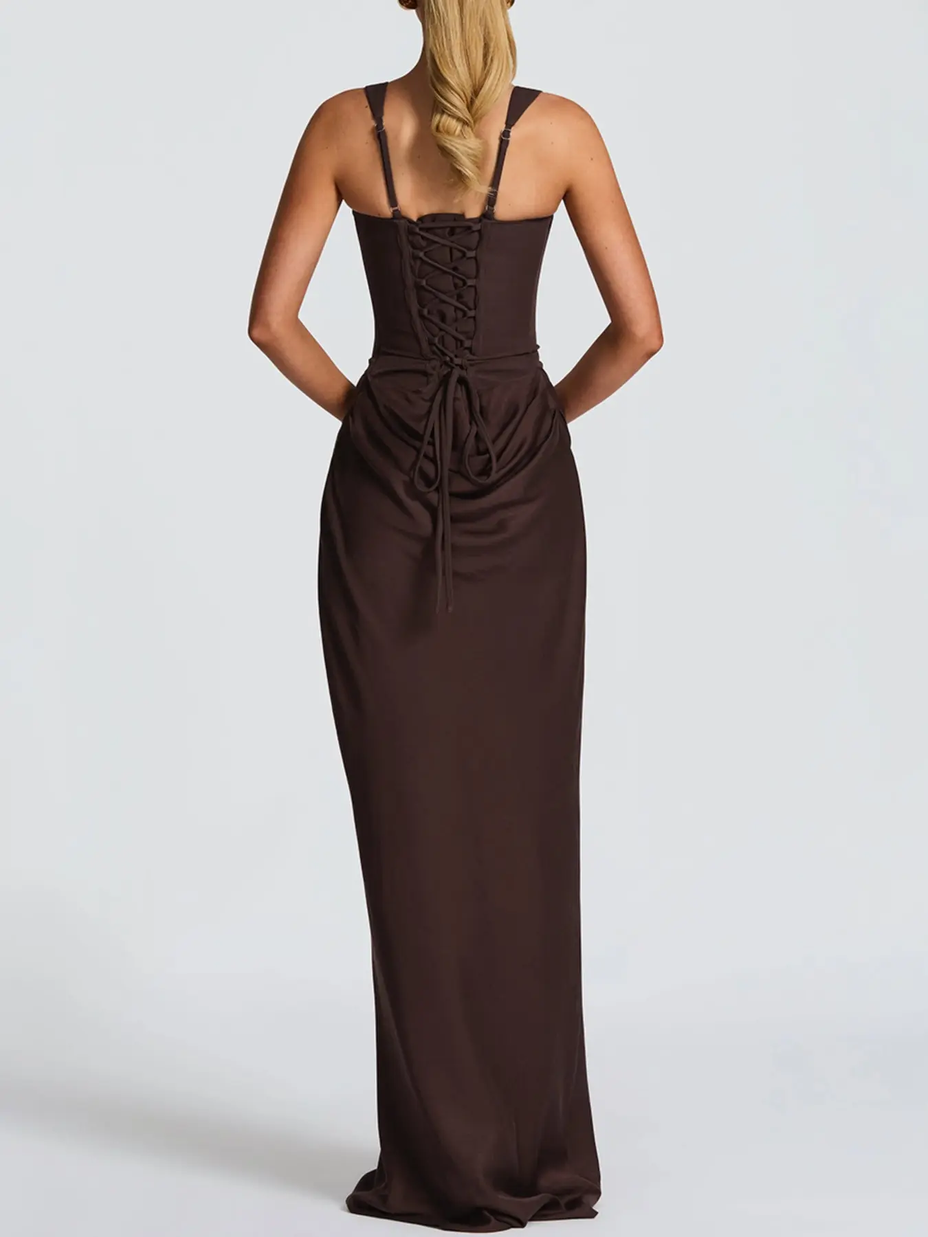 Elegant Minimalist Corset Evening Dress Women Sleeveless Maxi Gown Formal Wear Formal Events Special Occasions Wedding Guest Party Dress - TikTok Shop Elegant Minimalist Corset Evening Dress Women Sleeveless Maxi Gown Formal Wear Formal Events Special Occasions Wedding Guest Party Dress - TikTok Shop