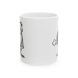 Farting Frog Mug | Ceramic Coffee Cup