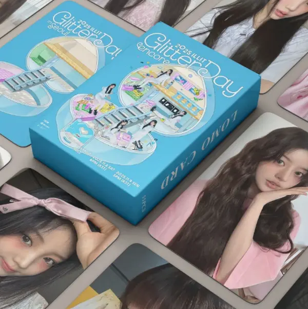 55Pcs ILLIT Photocards Glitter Day 4TH MINI Album It's Me Kpop Girl Group 2026 New Lomo Cards Card Set Photocard, Perfect for Room Decor, Photo Wall, Notebook, Ideal Holiday Gift