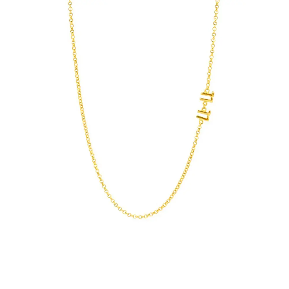 1111 Choker — Angel Number Necklace in Gold & Silver