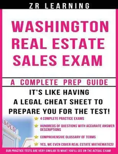 USED-Washington Real Estate Sales Exam Questions by Learning LLC, Zr (Paperback)