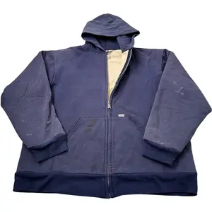 Vintage Thermal Lined Carhartt Full Zip Hoodie 2XL