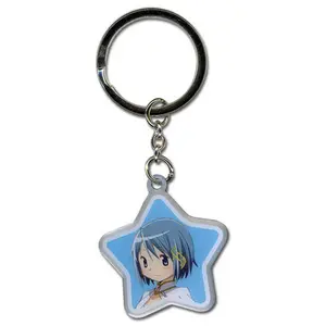 Madoka Magica Movie - Sayaka Miki Metal Keychain