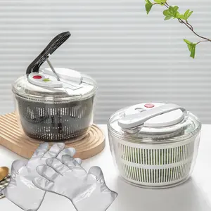 Modern kitchen vegetable cleaning tools do not require manual operation with electricity. Vegetable salad spin water, lettuce leaf vegetable dehydration tool, multifunctional vegetable cleaning tool, salad vegetable drying water throwing tool