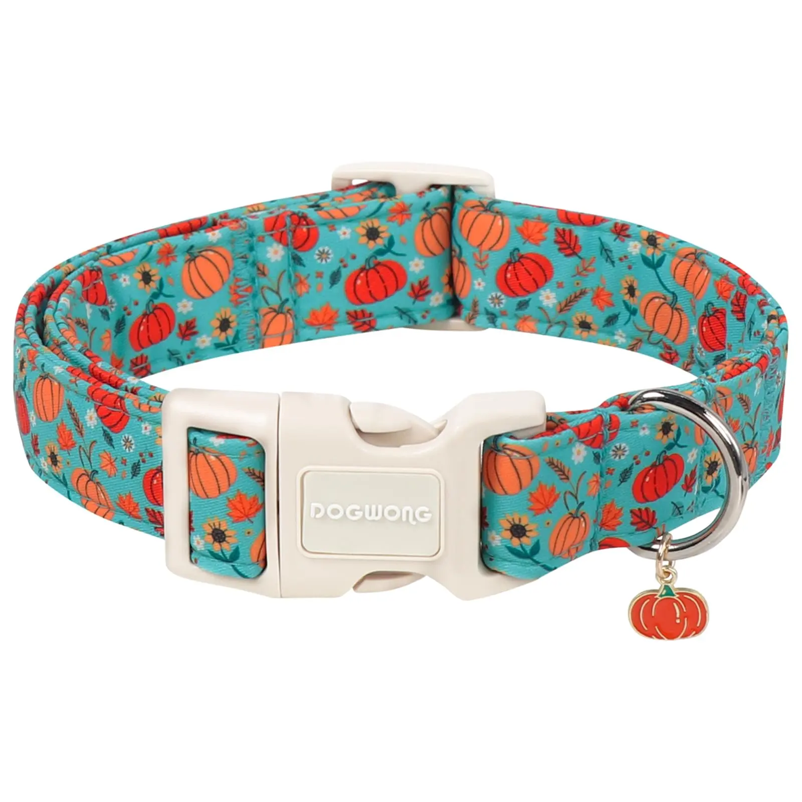 Halloween Pumpkin Dog Collar – Cute Sunflower Fall Collar for Small Dogs & Cats, Adjustable XS for Girls, Female Puppies & Kittens