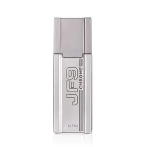 Jafra JF9 Chrome Colonia For Men & Women - Long Lasting 18-Month Shelf Life Liquid Perfume - Fresh Invigorating Scent with Pimienta Negra & Menta Fresca Notes