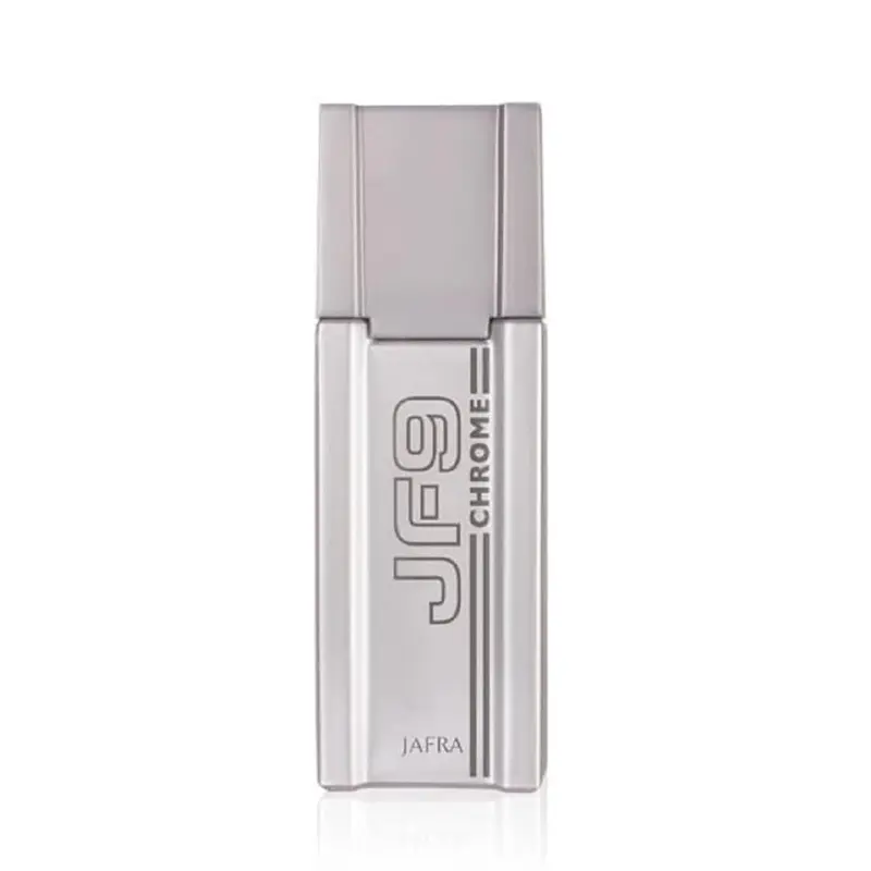 Jafra JF9 Chrome Colonia For Men & Women - Long Lasting 18-Month Shelf Life Liquid Perfume - Fresh Invigorating Scent with Pimienta Negra & Menta Fresca Notes