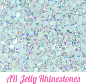 Mix Size Jelly Resin AB Rhinestones