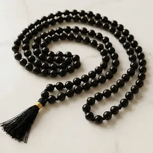 Radiate Tranquility with Our Chakra Mala | Hand-Knotted 108 Bead Meditation Necklace | Spiritual Healing & Chakra Alignment