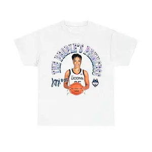 Azzi Fudd 'The People's Princess' T-Shirt, UConn #35 Basketball Graphic Tee, Women's Sports Apparel, Unisex Casual Wear, College Basketball Fan Gear