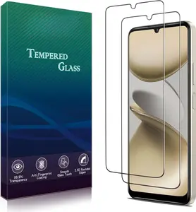 2 Pack Screen Protector for Cricket Outlast 5G (2024) / AT&T Motivate Pro 5G Tempered Glass Film, 9H Hardness, Anti Scratch, Bubble Free, Case Friendly, Easy to Install