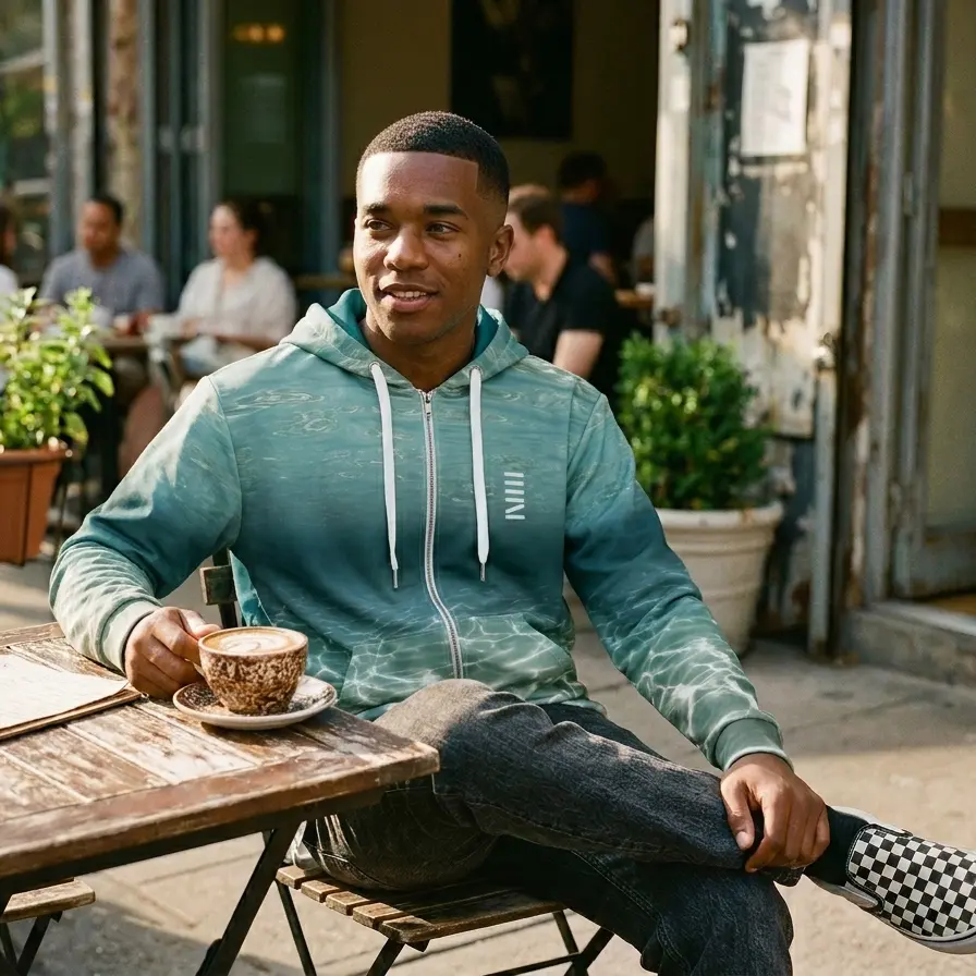 The Stillpoint Hoodie - RYA01 / Recycled Versatile Zip-up Classic Fabric