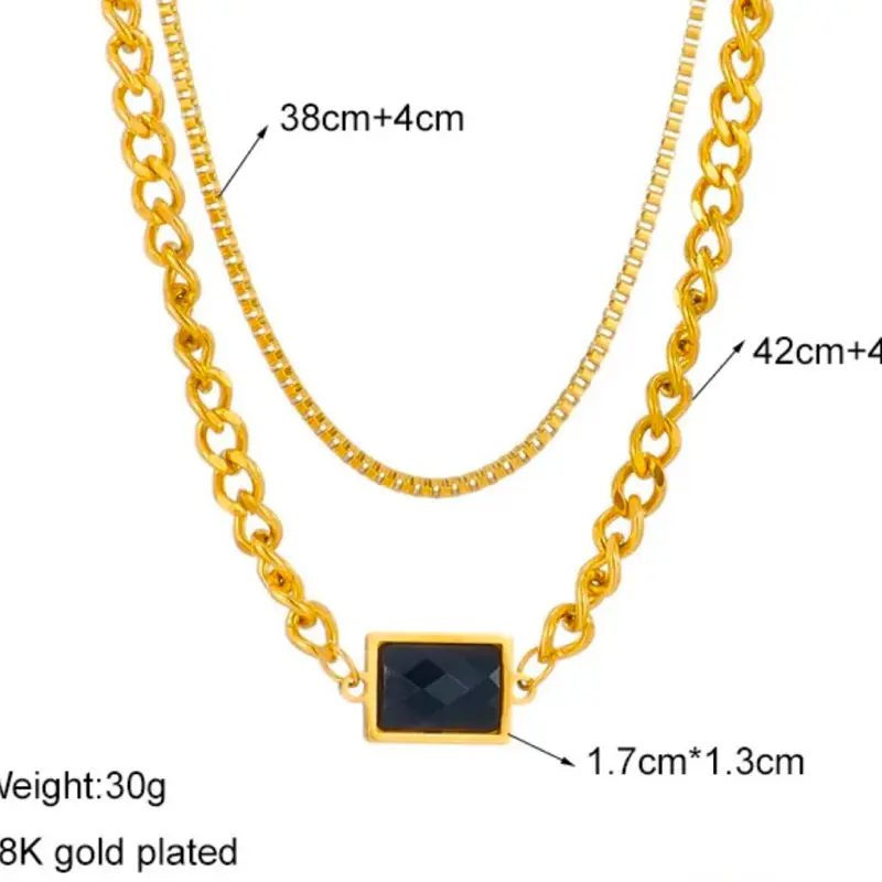 Neckless women stainless steel