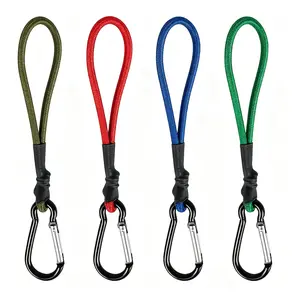 4pcs Bungee Cord with Hook, Canopy Tent Ties, Durable Alloy Stretch Heavy Duty Outdoor Short Bungee Cords for Tents, Wire Racks,Sports Outdoor Bags