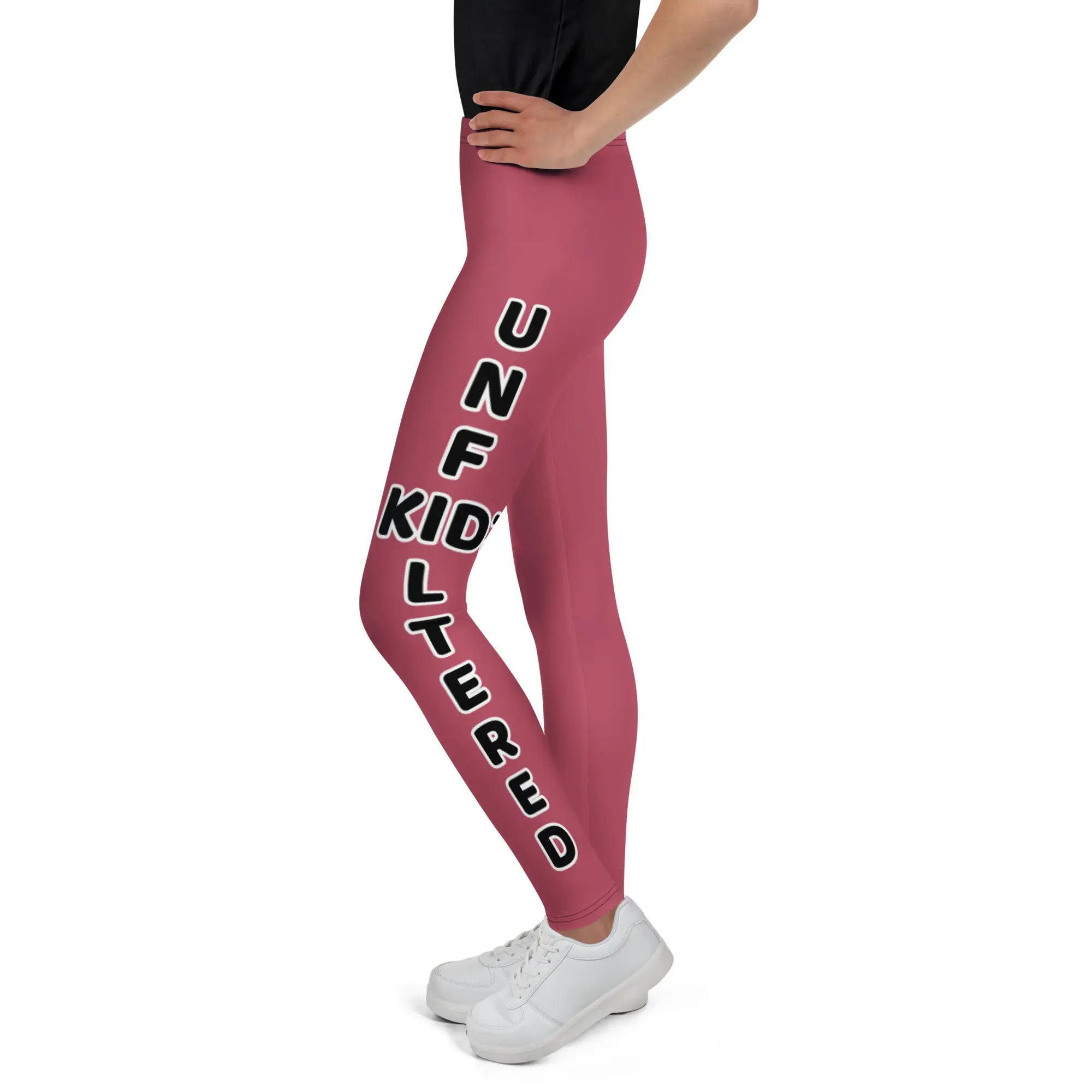 Kidz Unfiltered Youth Leggings -Pink
