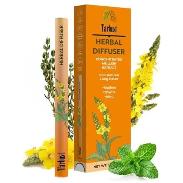 [HOT SALE 51% OFF] Tarbust Botanical Fragnance Accessory, Mullein, Thyme & Mint Scent, Non-Electronic Respiratory Wellness, Relaxation, Stress Relief, 1 Pack