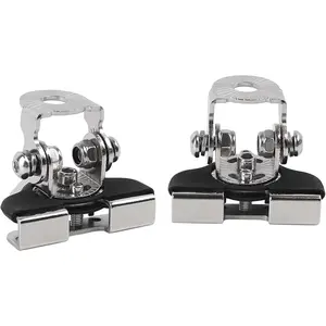 2 count LED Light Bar Mounting Bracket, Ditch Light Brackets,Universal Adjustable LED Hood Mounts, Hood Work Lamp Mount Clamp Holder for Off-Road  SUV,  304 Stainless Steel