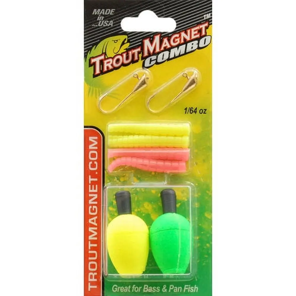 Leland Lures Trout Magnet Softbait and Float Combo - Effective Fishing Tool for Trout Hunting - 33001 - Magnet and Softbait for Successful Fishing