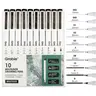 Grabie Waterproof Multiliner Set (10-Piece) - Colorful Drawing Supplies, Classroom Prizes, TikTokShopBackToSchool