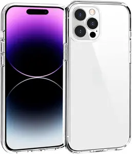 Phone Case Compatible with iPhone 14 Pro Max, Clear Case Shockproof Protective Bumper Slim Cover for 6.7 Inch