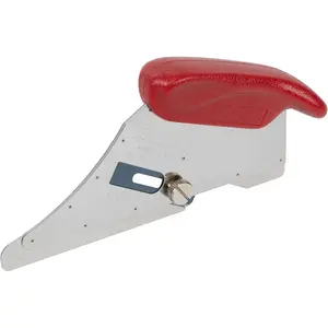 10-146-3 Cushion Back Carpet Cutter with 15 Heavy Duty Slotted Blades, Red/Silver