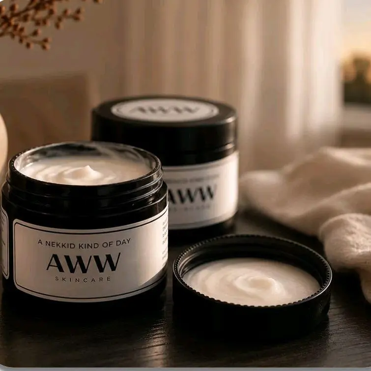AWW Skincare Gentle 4 oz Face & Body Moisturizer - Pick Your Mood, Coconut & Apricot Infused, Vitamin-Rich, Lightweight, Bright Eucalyptus + Fragrance-Free & Endless Mood-Inspired Scents for Soft, Hydrated Skin