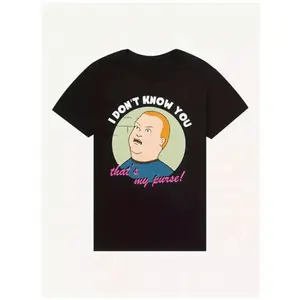 Brand GGOR Retro Cartoon King Of The Hill Bobby That S My Purse Graphic T Shirt for Men and Women Casual Breathable Loose Fit All Season Wear