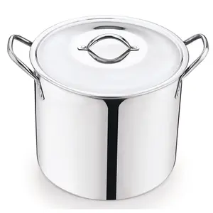 Mainstays 12 Quart Stainless Steel Stock Pot, Silver