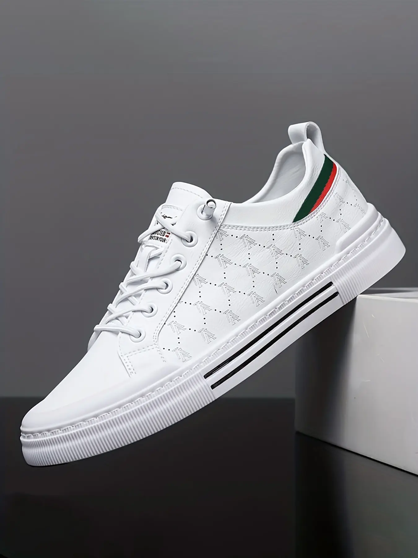 Men's Fashion Casual Sports Shoes, Trendy Fashion Sneaker, Breathable Comfortable All-Season, Stylish Low Top Footwear for Everyday Wear, Trendy Sneakers
