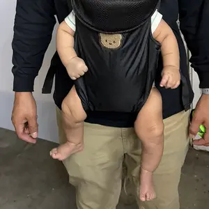 Ergonomic Multifunctional Baby Carrier, Lightweight Carrier, Newborn Sling Carriers, 4-In-1 Portable Travel Gear, Adjustable Comfortable Front & Back Straps, Perfect Gift for Newborns