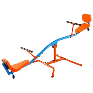 VEVOR Kids Seesaw, 300 lbs Load Capacity, Sit and Spin Teeter Totter with Easy-Grip Handles, Kids Outdoor Playground Equipment, Outside Toys, Swiveling 360 Degrees Rotating for Children Aged 3+