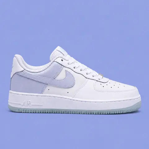 Nike Air Force 1 Low '07 White Pure Violet IR0194-100 Women's Fashion Sneaker New