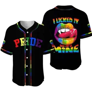 LGBT Pride Shirt with Fun Graphic Design for Fans and Supporters, Great Gift Idea, Baseball Jersey