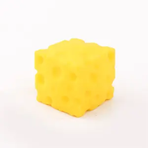Square Cheese Squishy Toy, Stress Relief Toy, Slow Rebound, Fidget Toy, Sensory Toy, Anxiety Relief, Portable Relax Toy A handheld, slow-rising squeeze ball—perfect for use during work, study, or moments of relaxation.