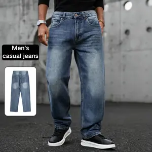 Comfort-Fit Casual Jeans for Men - Premium YKK Zipper & Reinforced Stitching, Versatile Daily Wear Pants
