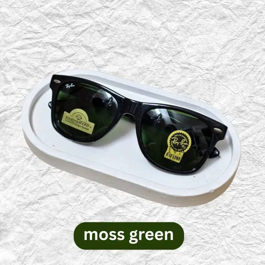 Ray-Ban Polarized Outdoor Shades Black Square Eyewear UV Protection Sunglasses for Casual Daily Wear