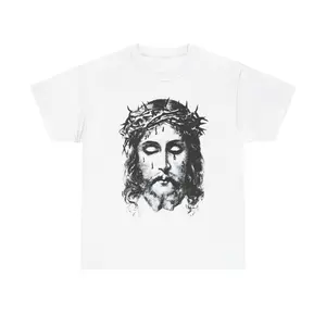 Jesus Love Graphic Tee - Casual Oversized Cotton T-Shirt with Jesus Headline Design