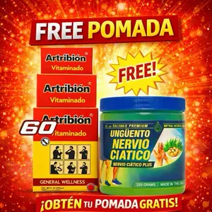 PROMOCION de Artribion de 60 con UNA POMADA GRATIS DE CIATICO 250 grams