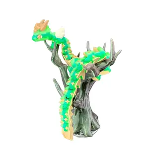 Small Atria Dragon 10.5" Long Plastic Figure - Random Color Sent or Pick Live - 10.5 Inch Length Dragon Item Decor Set - No Additional Features Specified - Fantacy Dragon