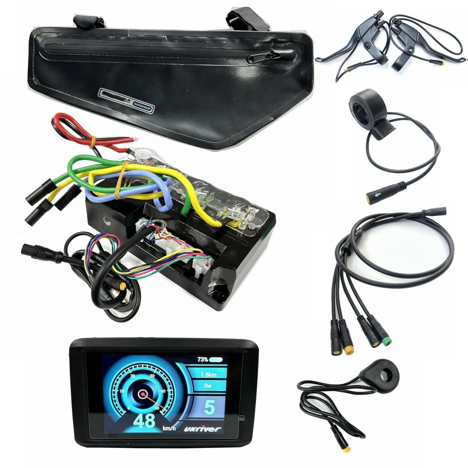 72V3000W Hub Motor Kit for Electric Bicycle 20x4.0 inch Rear Drive