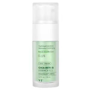 VT Cosmetics Cica Reti-A Essence 0.1, 1.01 fl oz (30 ml)