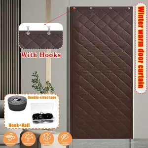 Magnetic Door Curtain Auto Close No Drilling Required, Ideal for Sliding & Interior Doors, Pet Privacy Screen, Modern Design