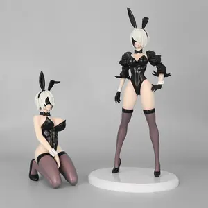 New Girl Hand Figure Mechanical Era 2b Rabbit Lady Nier Maid Car Decoration, Collectible Anime Action Figure Character Model Toy Gift