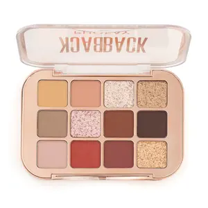 PHOFAY 12 Colors Nude Eyeshadow Palette| Matte & Shimmer Earth Tone Makeup Kit, Highly Pigmented & Blendable, All-in-One Everyday Eye Palette