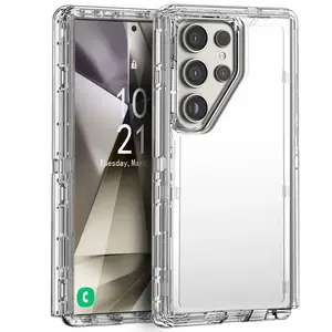 SR Heavy Duty Clear Shockproof Otterbox Phone Case for Samsung Galaxy S25 Ultra S23 S20 S22 S21 S24 Note 20.