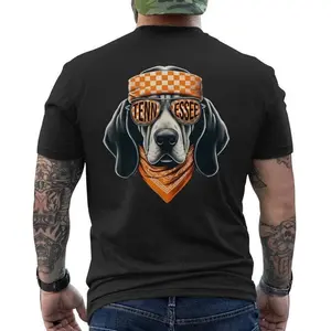 Vintage Tennessee Dog Lovers Tennessee Lover Men's T-shirt Back Print